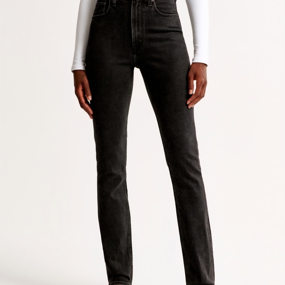 Abercrombie & Fitch High Rise Black Jeans